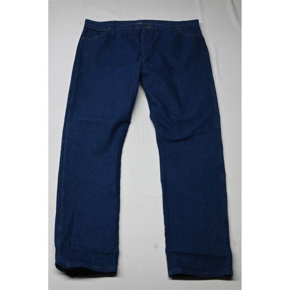 Wrangler 44x34 13MWZ Cowboy Cut Dark Wash 100%‎ Cotton Denim Mens Jeans